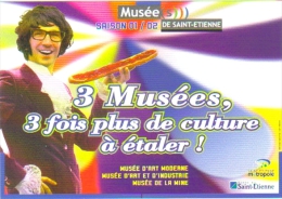 Carte Postale édition "Carte à Pub" - Musées De Saint-étienne - Saison 01 / 02 (tartine De Confiture) - Advertising