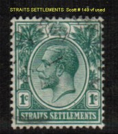 STRAITS SETTLEMENTS    Scott  # 149 VF USED - Straits Settlements
