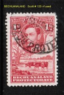 BECHUANALAND PROTECTORATE    Scott  # 125 VF USED - 1885-1964 Protectorado De Bechuanaland