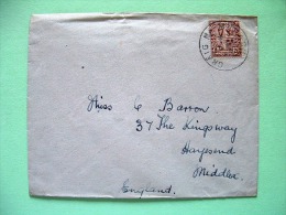 Ireland 1953 Cover To England - Arms - Briefe U. Dokumente