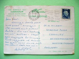 Ireland 1957 Postcard "Emerald Isle Cloonaghlin" To England - Redmond - Cartas & Documentos