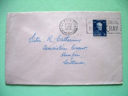 Ireland 1958 Cover To Scotland U.K. - Father Luke Wadding - X Ray Slogan Medecine - Briefe U. Dokumente