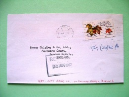 Ireland 1967 Cover To England - Maple Leaves - Canada - Brieven En Documenten