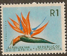 SOUTH AFRICA 1961 1r Strelitzia SG 210 HM #CM811 - Nuovi