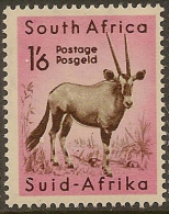 SOUTH AFRICA 1954 1/6 Gemsbok SG 161 HM #CM562 - Ongebruikt