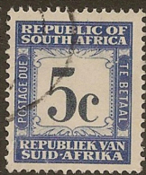 SOUTH AFRICA 1961 5c Postage Due SG D56 U #CM752 - Impuestos