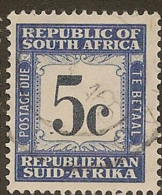 SOUTH AFRICA 1961 5c Postage Due SG D56 U #CM753 - Timbres-taxe