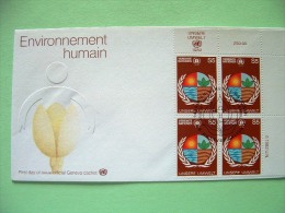 United Nations Vienna 1982 FDC Cover - Human Environment - Brieven En Documenten