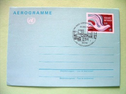 United Nations Vienna 1982 FDC Aerogramme - Peace Dove - Storia Postale