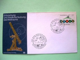 United Nations Vienna 1982 FDC Cover - Outer Space - Telescope - Planet - Covers & Documents