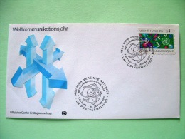 United Nations Vienna 1983 FDC Cover - World Communications - Covers & Documents