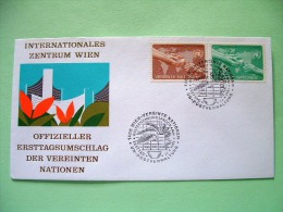 United Nations Vienna 1983 FDC Cover - World Food Program - Hands - Wheat - Covers & Documents