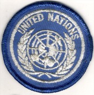 OPEX GENDARMERIE -  Générique Brodé épaule UNITED NATIONS Variante - Policia