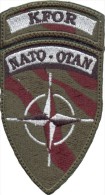 OPEX GENDARMERIE -  Générique KFOR NATO/OTAN épaule Basse Visibilité - Polizei