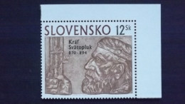 Slowakei 198, **/mnh, König Swatopluk I. (830-894); Einigkeitssymbol - Nuevos