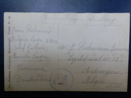 44/303   CP     KREIGSFRANGERE SENDRING    HANNOVER POUR ANVERS - Kriegsgefangenschaft