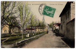 Cpa " MARENNES - Entrée Du Village " 1909 - Vénissieux