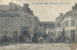 PICARDIE - 80 - SOMME - SELECTION  -POIX DE LA SOMME - Pont Et Rue Saint Martin - Pliure Et Tâche Cachet GOURIER - Poix-de-Picardie