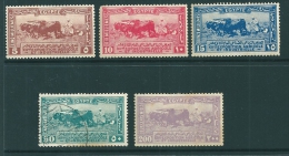 Egypt 1926 SG 126-31 MM-used - Neufs