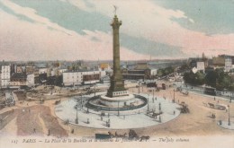 PARIS (12ème Arrondissement) - Place De La Bastille - Colorisée - Distrito: 12