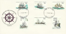 Australian Antarctic Territory 1981 Ships III FDC - FDC