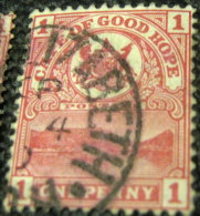 Cape Of Good Hope 1900 Coat Of Arms - Table Mountain And Bay 1p - Used - Capo Di Buona Speranza (1853-1904)