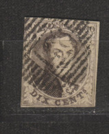 COB 6 Oblitéré - 1851-1857 Médaillons (6/8)