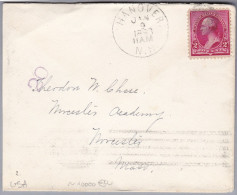 Heimat U.S.A. PA HANOVER 1893-1-9 Brief Nach Worcester MA - Briefe U. Dokumente