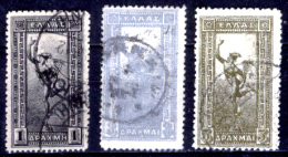 Grecia-F0014 - 1901 - Y&T: N.156, 158, 159 - - Gebraucht