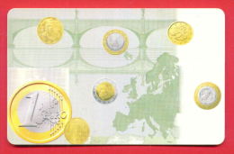 H376 / BulFon - COINS MONEY 1 EURO  - Phonecards Télécartes Telefonkarten , Bulgaria Bulgarie Bulgarien Bulgarije - Francobolli & Monete
