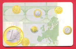 H377 / BulFon - COINS MONEY 1 EURO  - Phonecards Télécartes Telefonkarten , Bulgaria Bulgarie Bulgarien Bulgarije - Stamps & Coins