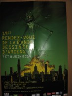 Affiche RIFF REB'S Festival BD Amiens 2014 (Le Bal De La Sueur...) - Afiches & Offsets