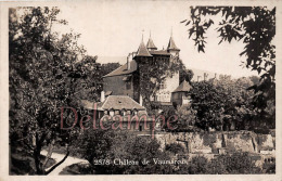 SUISSE - Chateau De Vaumarcus - Dos Vierge   -  2 Scans - Vaumarcus