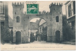 MOULINS LA MARCHE - Fête De L'Inauguration De L'éclairage électrique 1906 - Moulins La Marche
