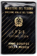 1985 ITALIA ANNO EUROPEO DELLA MUSICA  ARG. L. 500 - Herdenking