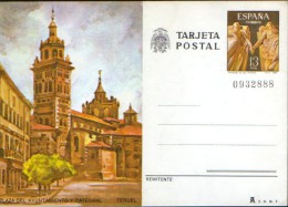 Spain- Postcard Unused 1980 - Teruel - Plaza Del Ayuntamiento Y Catedral - 1931-....