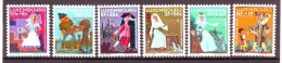 Luxembourg 1966Mino740-745 MNH ** - Gebruikt