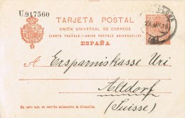 10146. Entero Postal BARCELONA 1915 A Alemania - 1850-1931