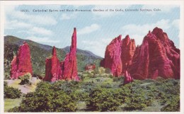 Cathedral Spires And Rock Formation Garden Of The Gods Colorado Springs Colorado - Colorado Springs