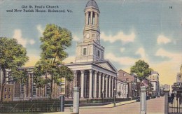 Old Saint Pauls Church And New Parish House Richmond Virginia 1942 - Richmond