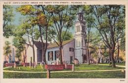 Old Saint Johns Church Richmond Virginia 1939 - Richmond