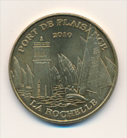 Monnaie De Paris (2010) : Port De Plaisance, La Rochelle, Médaille Touristique, Phare, Voiliers, Régate - 2010