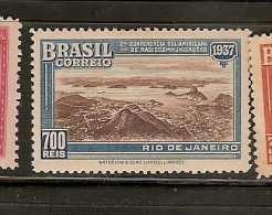 Brazil * & 2ª Conferencia Sul Americana Das Radio Comunicações 1936 (332) - Unused Stamps