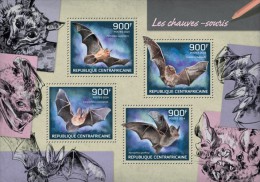 Central African Republic. 2014 Bats. (220a) - Fledermäuse