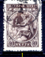 Grecia-F0021 - 1906 - Y&T: N.173 - Uno Solo - A Scelta - Oblitérés