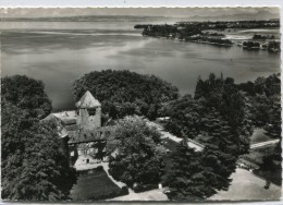 CPSM 74 SCIEZ LE CHATEAU DE COUDREE ET LE LAC LEMAN AU FOND LA COTE SUISSE  Grand Format 15 X 10,5 - Sciez