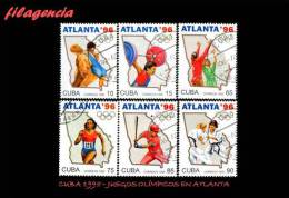 USADOS. CUBA. 1995-14 JUEGOS OLÍMPICOS EN ATLANTA - Gebraucht