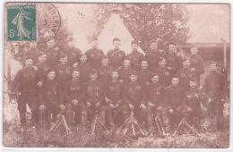 1906- Carte-Photo D'un Groupe De Soldatsde La 108 ème -photo A. Galien De Mourmelon - Mourmelon Le Grand