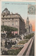 PARIS (1er Arrondissement) - La Conciergerie, Et Le Marché Aux Fleurs - Très Animée Et Colorisée - Sonstige Sehenswürdigkeiten