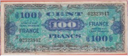 FRANCE - TRESOR Type USA - 100 Francs Série 3 Au Dos FRANCE - 1945 Verso Francés